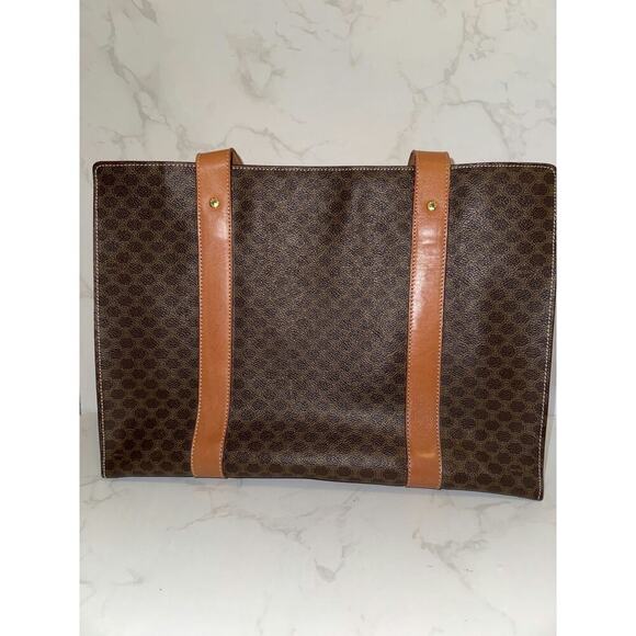 Celine Vintage Macadam Tote Bag - Excellent Condition - Picture 8 of 11